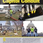 CIPP Perma Liner system used to reline leaking conduit in the capitol building in Washington Dc.