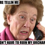 don't ruin your orchard