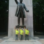 Fountain Water Sculpture Pipe Line Repair at the Teddy Roosevelt Memorial