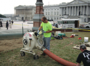 Our Pipe Repair Technicians at the Capitol Building in Washington DC